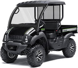 Kemimoto UTV Windshield Compatible with Kawasaki Mule 600 Mule 610XC SE SX Clear Fold Up UTV Full Front Windshield