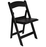 BTEXPERT Set of 4, Resin Folding Chair Vinyl Padded Seat Indoor Outdoor Lightweight Set for Home Event Party Picnic Kitchen Dining Church School Weddings