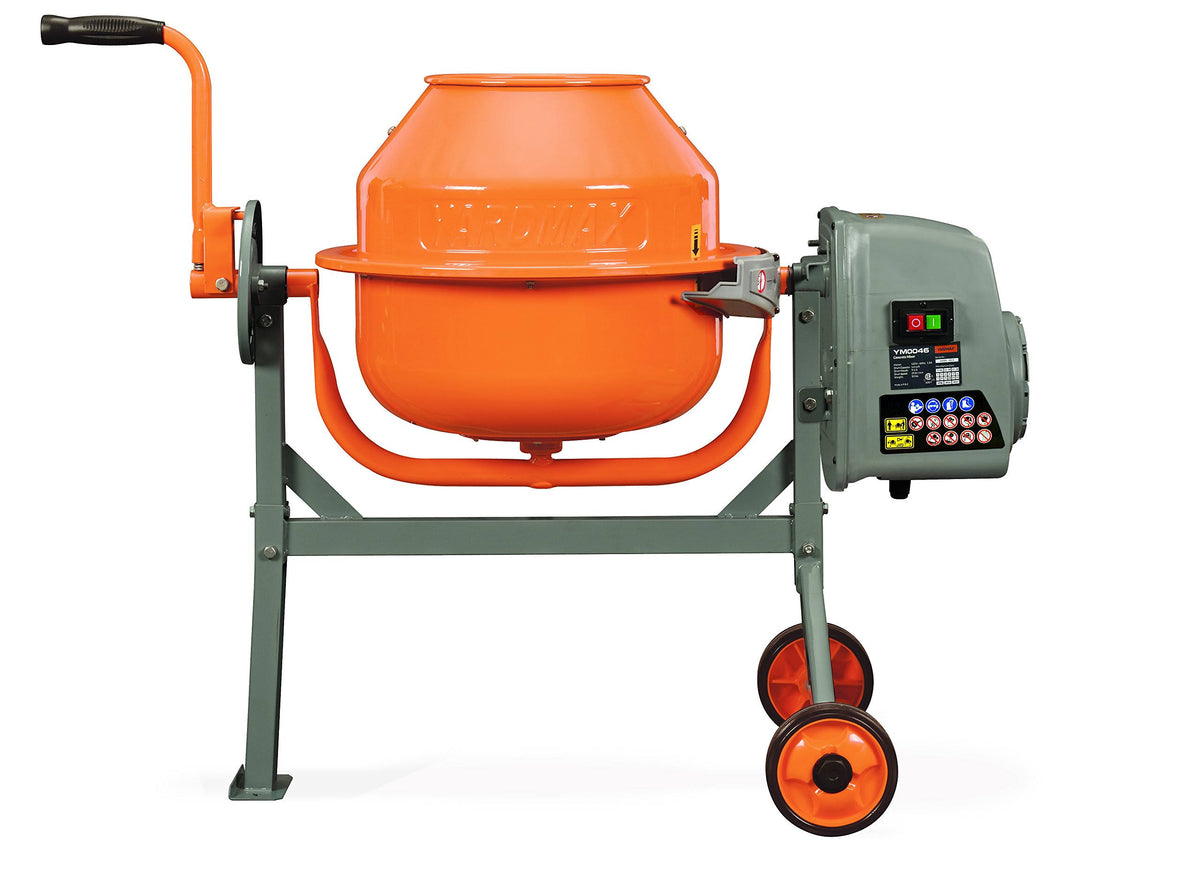 Yardmax YM0046 1.6 Cu. ft. Concrete Mixer
